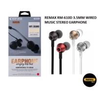 หูฟัง Remax รุ่น RM-610D หูฟัง พร้อมไมค์ในตัว in-ear headphone