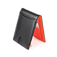 2020 New Men RFID Genuine Leather Money Clip Card Wallet Thin Bifold Cash Clamp Short Cash Holder Man Coin Pocket Purse Billfold