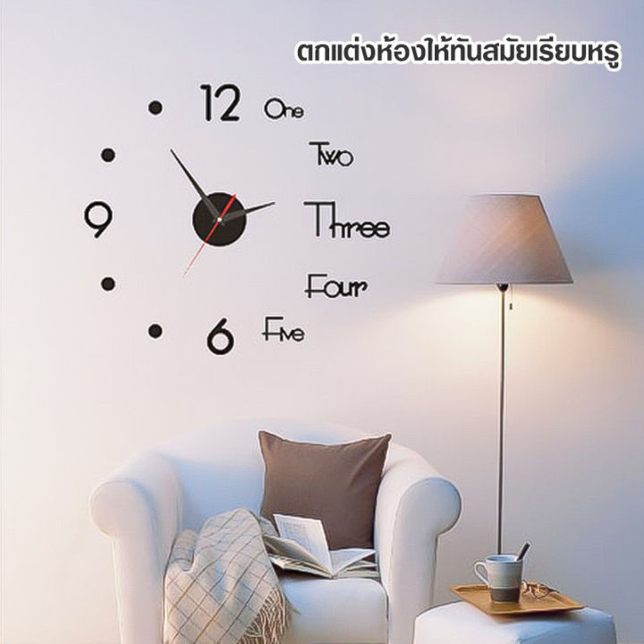 นาฬิกาประดับบ้าน-diy-นาฬิกาอนาล็อกประดับฝาผนัง-ใช้ประดับและตกแต่งบ้าน