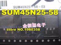 ลิมิเต็ดอิดิชั่น10 SUM45N25 SUM45N25-58ชิ้น/ล็อต45N25 N-Channel 250V 45A MOSFET ถึง-263