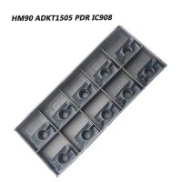 แทรก HM90 ADKT1505 PDR IC908 เครื่องมือกัดกลึงคาร์ไบด์แทรกเครื่องกลึง CNC เครื่องมือ ADKT 1505 เม็ดมีดหมุนเครื่องมือตัด