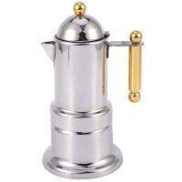 【CW】 200Ml 4 Cups Pot Moka Maker Filter Machine Espresso