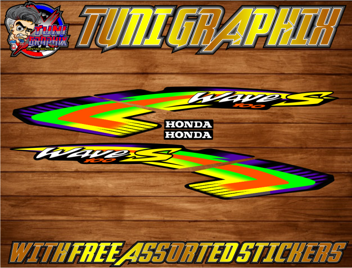 Honda Wave 100 Alpha Old Stock Decals S Design Lazada Ph