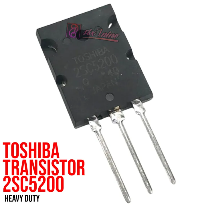 Toshiba Transistor 2SC5200 High Power Audio Transistor Heavy Duty ...
