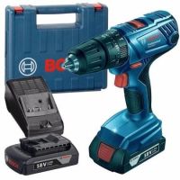 BOSCH สว่านกระแทกไร้สาย 18 โวลท์ รุ่น GSB 180 Li แถมแบตเตอรี่ 2 ก้อน(Battery Impact Drill)