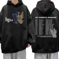 Vintage Rock Band My Chemical Romance Hoodie Men Punk Gothic Hooded Sweatshirts Oversized Hip Hop Hoodies Streetwear Size XS-4XL