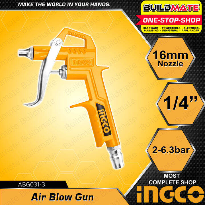 BUILDMATE Ingco Air Blow Gun For Hose 16mm 80mm [SOLD PER PIECE