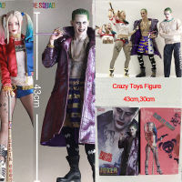 Crazy Toys Figure Joker Quinn Action Figure Team Of Prototyping Action Figure ของเล่น Joint Movable ตุ๊กตาวันเกิด Present