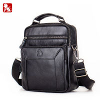 New Genuine Leather Shoulder Bags Vintage hangbag Casual Messenger Bag cow leather male multifunction Crossbody bag man
