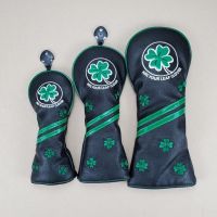 Four-leaf clover lucky grass golf club cover club head cover cap set club protection cover ball head cover push wood cover new J.LINDEBERG DESCENTE PEARLY GATES ANEW FootJoyˉ MALBON Uniqlo