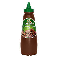 ฟาว์เท่น ซอสสควีซสโมกี้บาร์บีคิว500มล ✿ FOUNTAIN SQUEEZE SMOKE BBQ SAUCE500ML