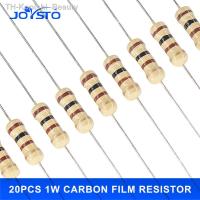 【hot】✉♣ 20pcs 1W Carbon Film Resistor 5 1R 10M 10R 100R 220R 330R 470R 1K 2.2K 3.3K 4.7K 10K 22K 47K 100K 1M 10 220 330 470 ohm