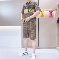 【hot seller】 Mens Wear 2023 Fashion Luxury Lapel Shorts Set