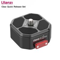 Ulanzi Claw Quick Release Plate ขาตั้งกล้อง 1 / 4 นิ้วสําหรับ Dslr Gopro