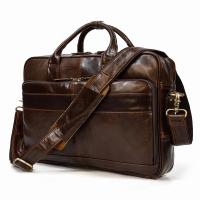 MAHEU Soft Genuine Leather Briefcase Bag Mens Male business laptop bag 14 15.6 inch PC Computer Bag for men male