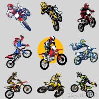 【CW】﹊▬  Motorcycle Patches for Transfer Thermal Stickers T Iron on Woman Jackets Appliqued