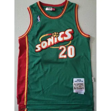 Mitchell & Ness Seattle SuperSonics #20 Gary Payton green Swingman Jersey