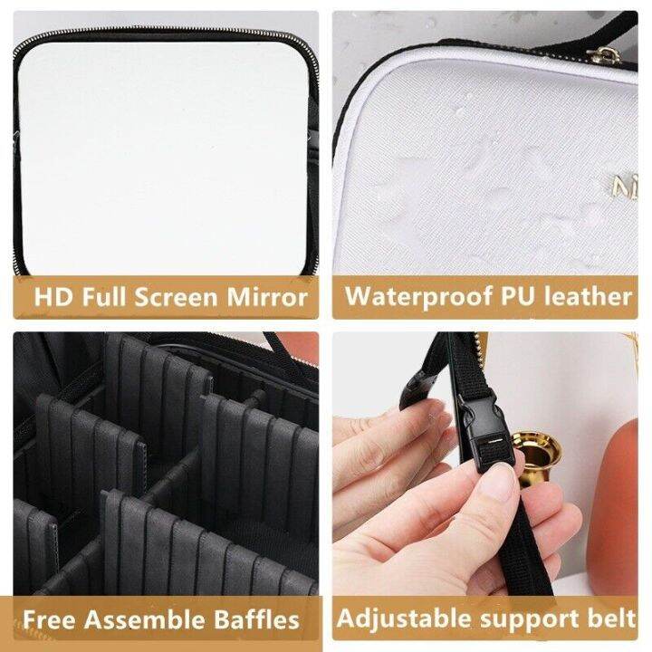 2022-women-case-mirror-cosmetic-leather-waterproof-pu-bag-capacity-with-smart-led-new