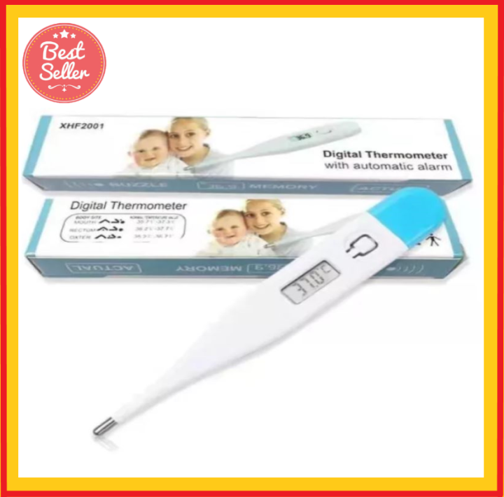 Digital Thermometer with Automatic Alarm Portable Body Temperature