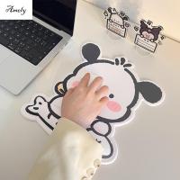 AMELY รูปสุนัขเลี้ยงปลา แผ่นรองเมาส์ pochacco ที่พยุงมือ Carpal Pad ที่ยึดข้อมือ รูปปลา จัดการธุรกิจอย่างเป็นทางการ