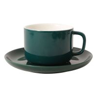 Genuine Original High-end Nordic ins style ceramic coffee cup with spoon home afternoon tea cup set light luxury high-end water cup