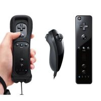 Games Controller for Wii Wireless 2 in1 Remote controllers Built in Motion Plus Joysticks Nunchuck controller for Nintendo Game