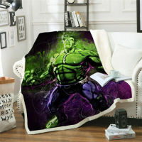 The Hulk 3D beads hiking picnic thicked bedspread sleeve