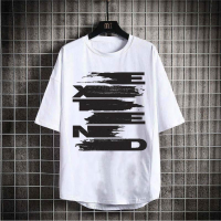 round 2023 Summer neck Oversized or short sleeved street style T-shirt fashion versatile t-shirt