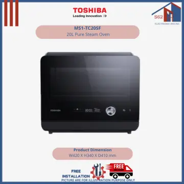 Toshiba 20L Steam Oven MS1-TC20SF(BK) - ADDIN