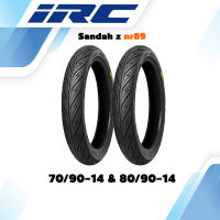 ยางนอกมอเตอร์ไซค์ขอบ14 70/90-14&amp;80/90-14(ได้2เส้นใช้ยางใน) IRC sandah z nr89