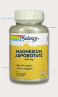 Solaray, Magnesium Asporotate, 200 mg, 120 VegCaps