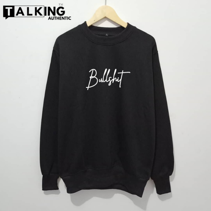 Sweater Crewneck Pria Distro Putih Switer Oblong Cowok Brand Lokal Bandung  Cowo Whatever Jepang switer cewek terbaru 2023 keren korea switer crewneck  Crewneck Sweatshirt Polos SIZE M - XXL Cowok Cewek /