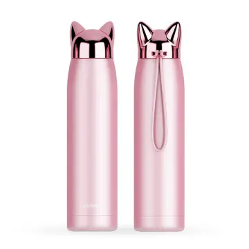  320ML Mini Cute Coffee Vacuum Flasks Thermos Stainless Steel  Travel Drink Water Bottle Thermoses Cups and Mugs (Capacity : 320ml, Color  : Pink): Home & Kitchen