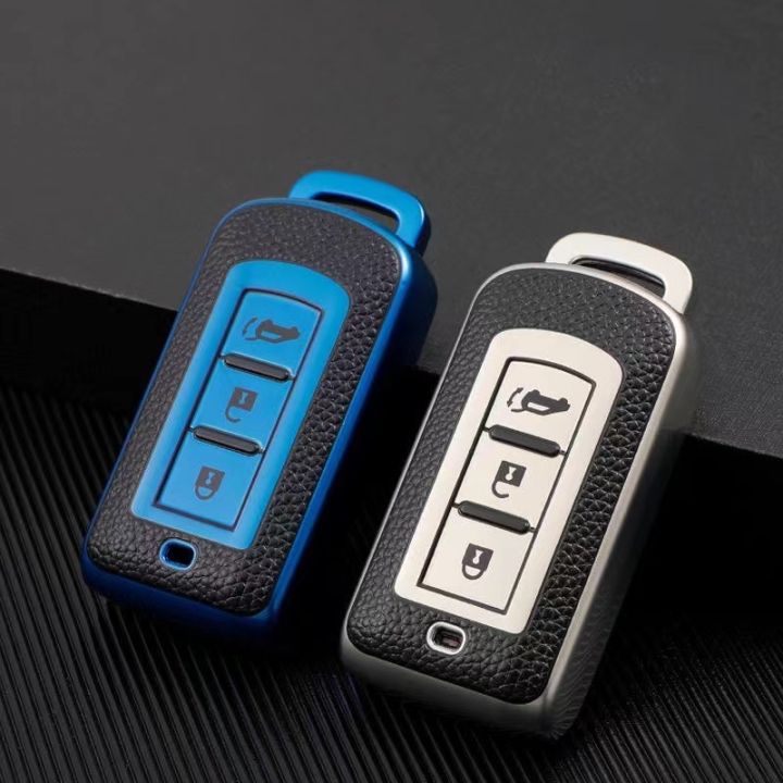 mitsubishi-asx-xpander-triton-outlander-mirage-keyless-กุญแจรีโมทรถยนต์เคสหนัง