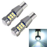 2ชิ้น DC9-16V T15/7.5W/6000K / 600LM ไฟรถยนต์ถอยหลังรถยนต์27LEDs โคมไฟ SMD-3030