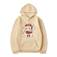 Genshin-Sudadera con capucha de impacto para hombre y mujer, suéter Unisex con estampado de dibujos animados de Harajuku, juego de rol, informal, Otoño e Invierno