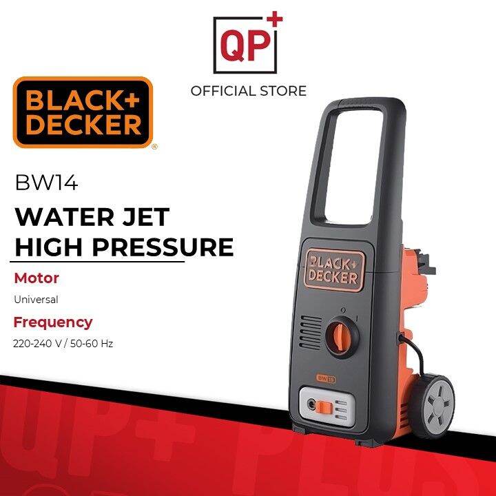 BLACK+DECKER Pressure Washer 1400W 110 BAR (PW1400S) 