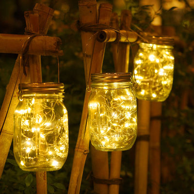 Creative Solar Mason led Jar Lamp Waterproof Courtyard Garden Landscape 3D Pattern XINGX Glass Bottle Lamp