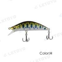 เหยื่อตกปลาแบบจมตกปลา LETOYO 5G 8G Minnow Wobblers เทียม Fshali ยาก Fshing Lures สำหรับแม่น้ำเทราต์พื้นที่ BIKE Perch