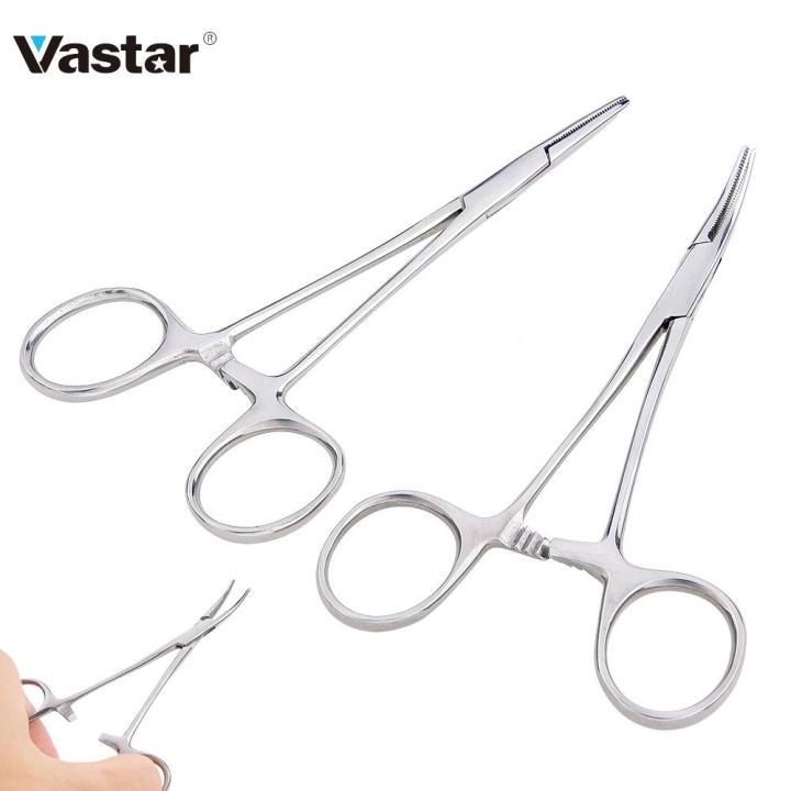 vastar-1-ชิ้น-12-5-16-18-เซนติเมตรตกปลาสแตนเลสโค้งเคล็ดลับ-hemostat-ล็อค-c-lamps-คีม-ปากตรง