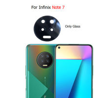 【✆New✆】 ganghuang44704037 เลนส์กล้องถ่ายรูปสำหรับ Infinix Note 7เลนส์กระจกกล้องด้านหลังพร้อมกาวสติกเกอร์อะไหล่ทดแทน