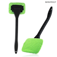 ?[ low price sale ] Car window CLEANER Brush Kit กระจกหน้ารถทำความสะอาดเครื่องมือภายในกระจกรถยนต์ปัดน้ำฝนพร้อมมือจับยาวอุปกรณ์เสริมรถยนต์