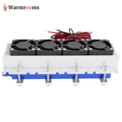 เทอร์โมไฟฟ้า Peltier เครื่องทำความเย็น DC 12V ระบบระบายความร้อนเครื่องปรับอากาศชุดเครื่องทำความเย็นเซมิคอนดักเตอร์ของตกแต่งงานปาร์ตี้