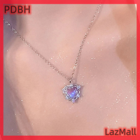 PDBH Fashion Store สร้อยคอจี้ Y2K สำหรับผู้หญิง,สร้อยคอเพทายรูปหัวใจสร้อยคอแนวพังค์สร้อยโชคเกอร์