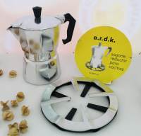 กาต้มกาแฟ MOKA POT (ขนาด 2 Cup ) พร้อม ตะแกงรองเตา หนา 3 มิลลิเมตร