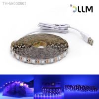 ✾✓ 5V UV LED Strip Light 1M 2M 3M SMD 5050 395-405nm Ultraviolet Ray Backlight USB Powered LED Tape Lamp for DJ Fluorescence Party