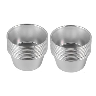 Individual Molds Pudding Molds Cups Mini Chocolate Molten Pans Non-Stick Cupcake Cake Cookie Pudding Mold