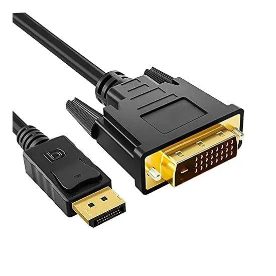 CHARYZA HD04 DP from DVI, 1.8M DisplayPort to DVI Cable Built-in IC ...