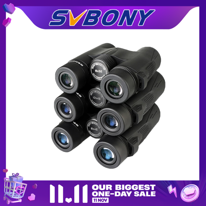 SVBONY SV47 Binoculars long range for Adults Compact High Power 8X32 ...