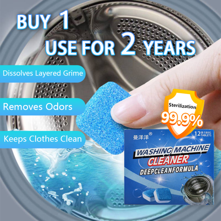 Ultra Clean Washing Machine Cleaner Tablets Deep Cleaning Odor Removal ...